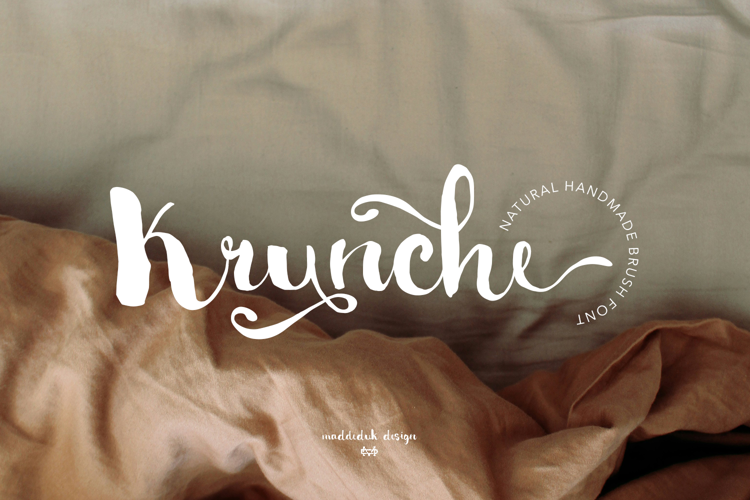 Krunche Brush Script Font