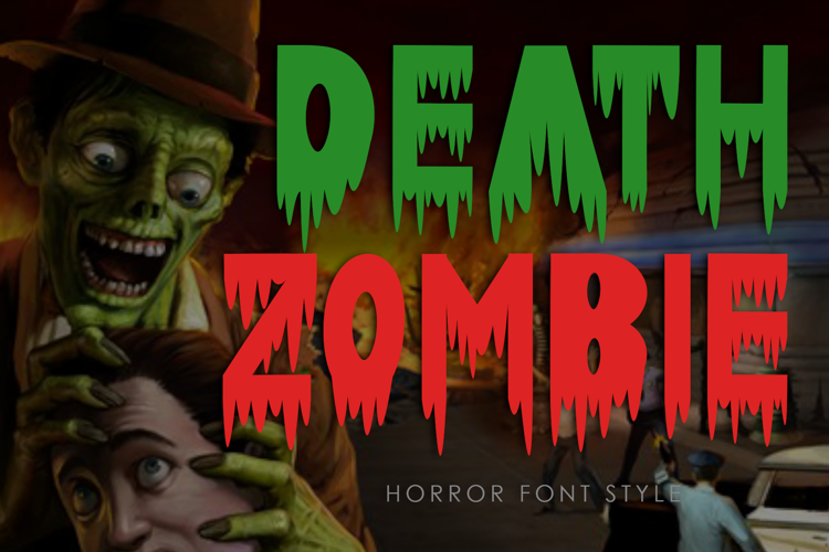 Death Zombie Font