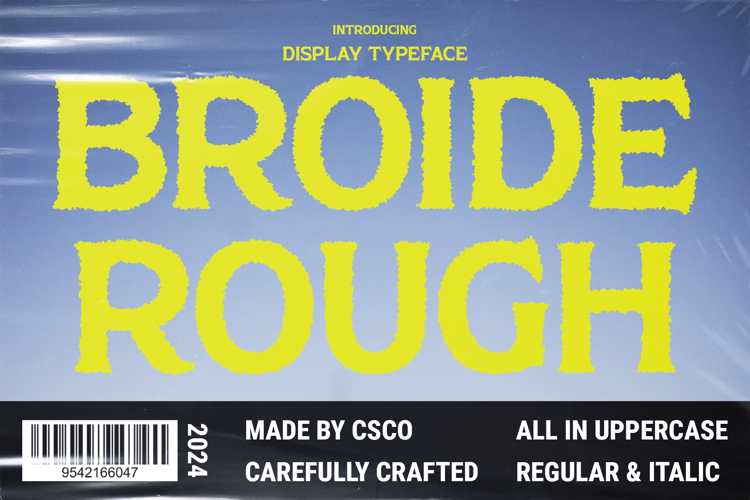 Broide Rough Font