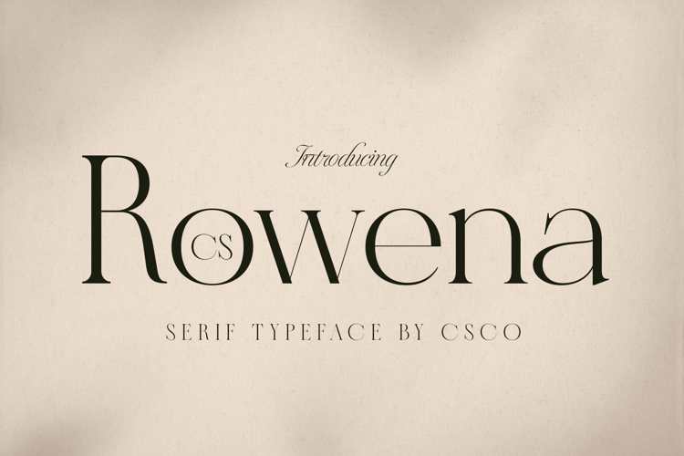 CS Rowena Font