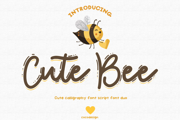 Cute Bee Font