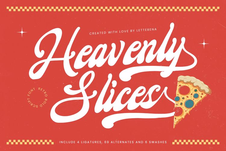 Heavenly Slices VERSION Font