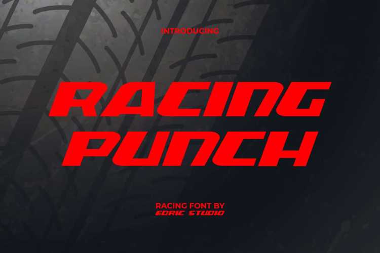 Racing Punch Font
