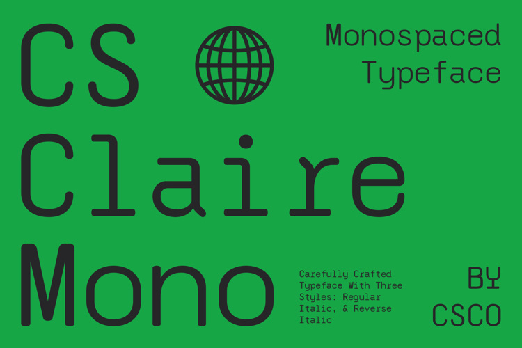 CS Claire Mono Font