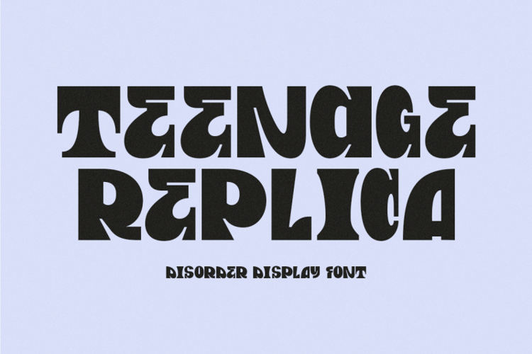 Teenage Replica Font