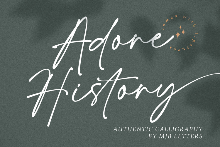 Adore History Font