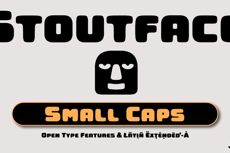 Stoutface Small Caps Font
