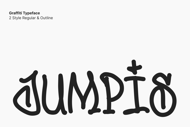 Jumpis Graffiti Font
