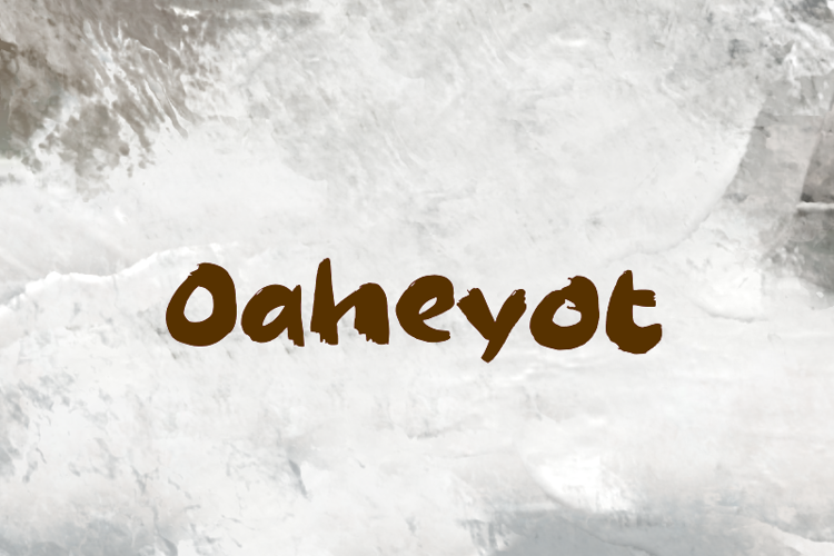 Oaheyot Font