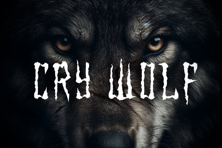 cry wolf Font