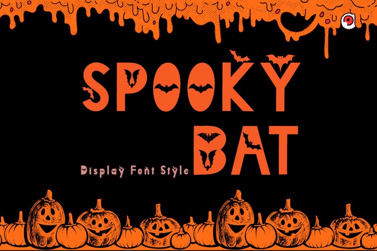 Spooky Bat Font