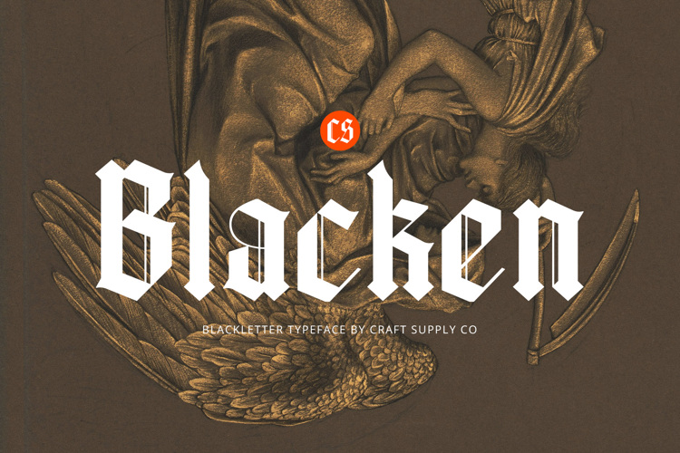 CS Blacken Font