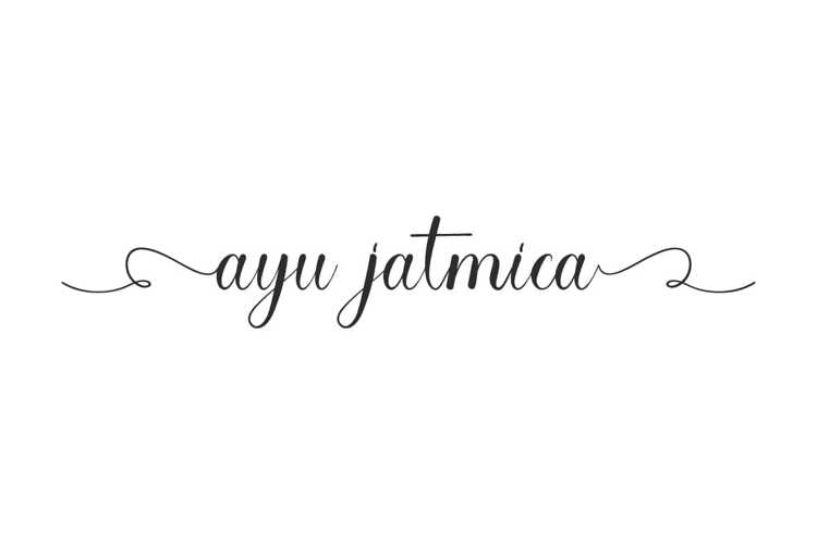 Ayu Jatmica Font