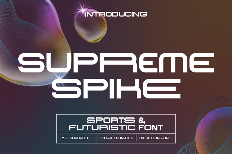 Supreme Spike Font