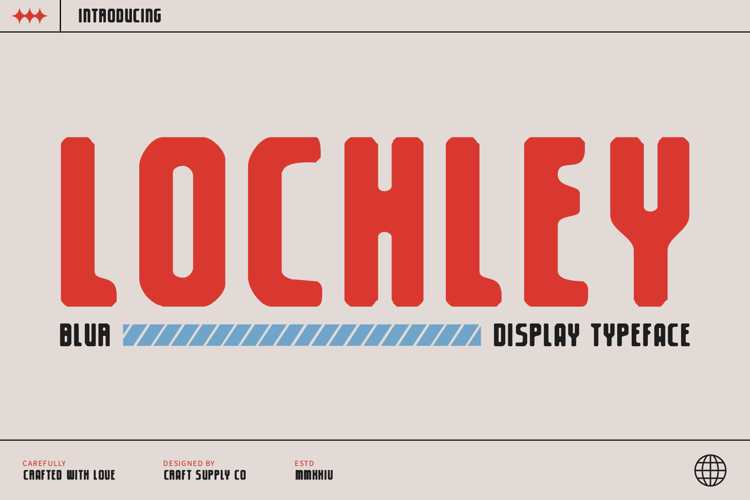 Lochley Blur Font