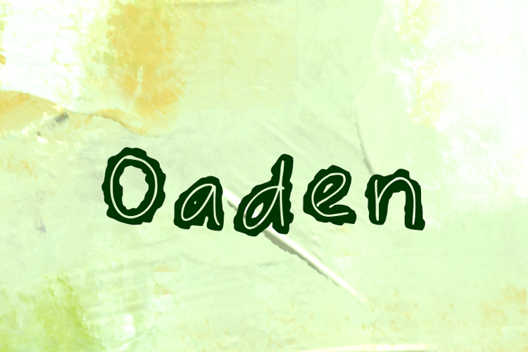 Oaden Font