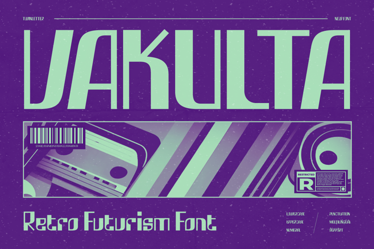 VAKULTA Trial Font