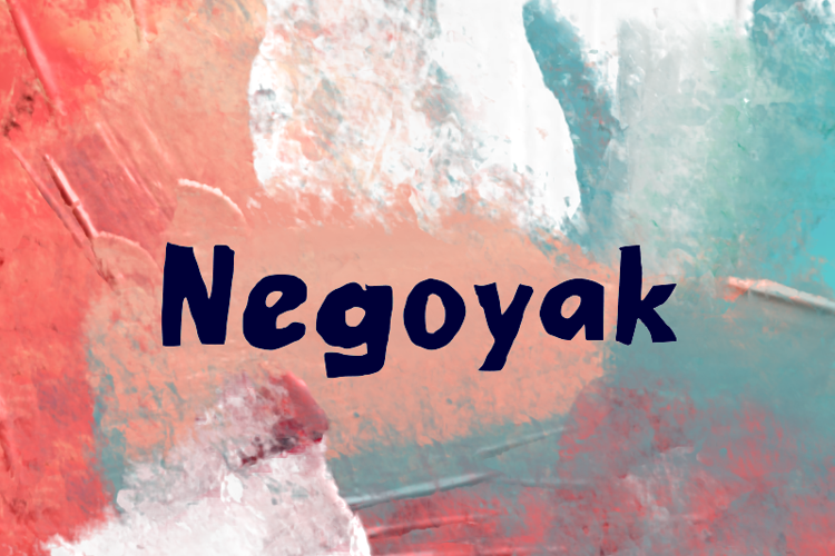 n Negoyak Font