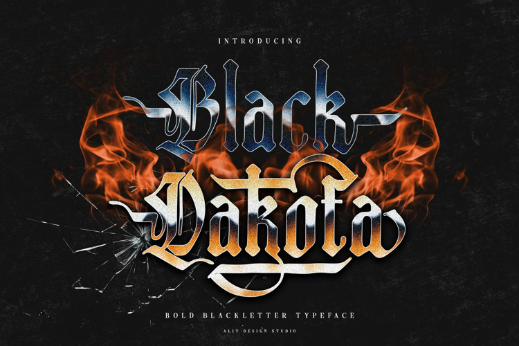 Black dakota Font