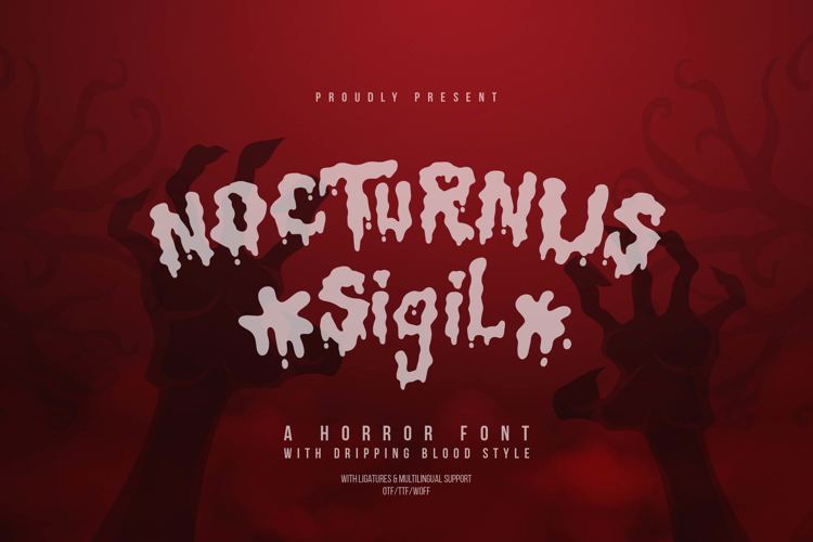 Nocturnus Sigil Font