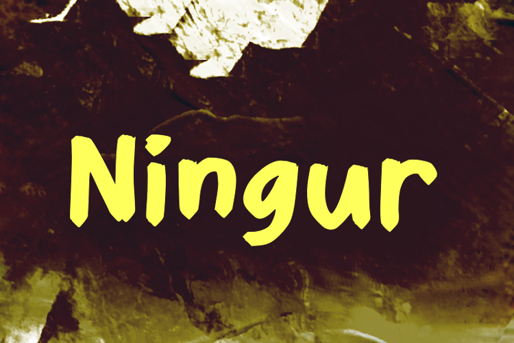 n Ningur Font