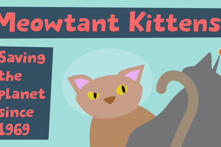 Meowtant Kittens Font