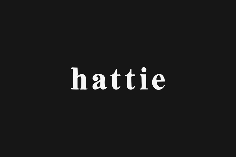 Hattie Font