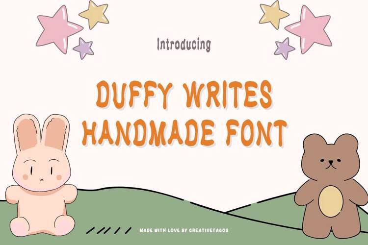 Duffy Writes Handmade Font