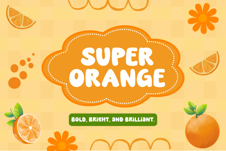 Super Orange Font