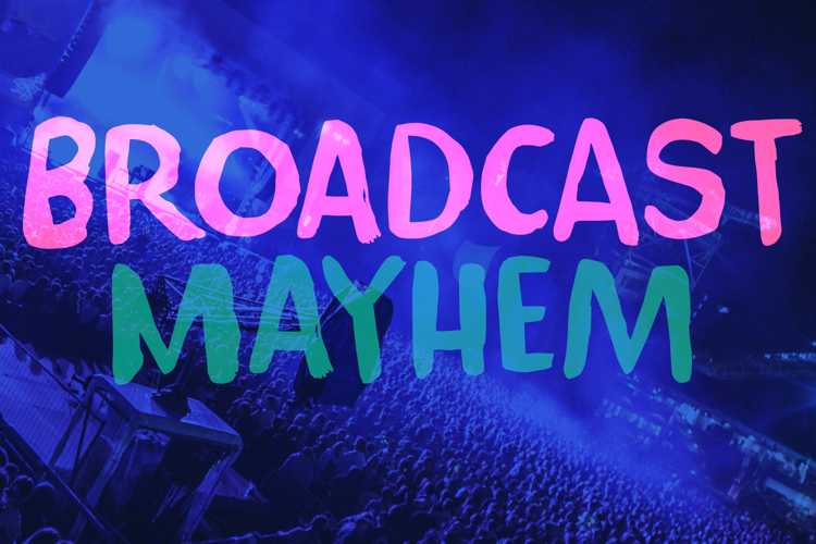 Broadcast Mayhem Font