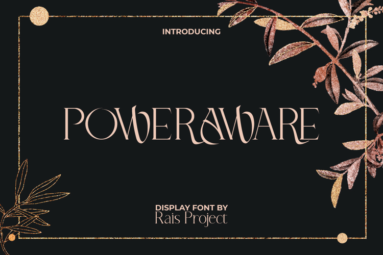 Power Aware Font