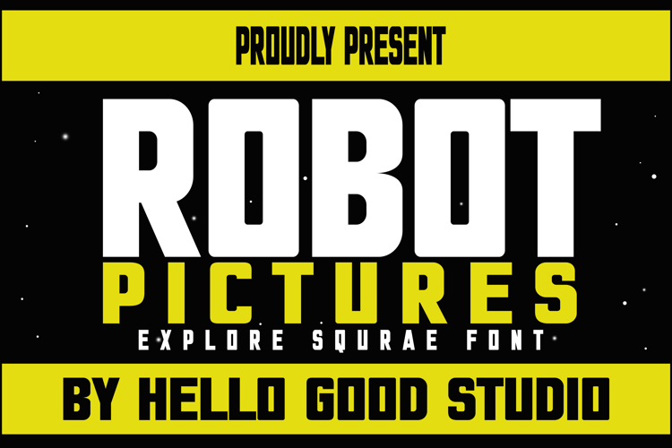 Robot Pictures Font
