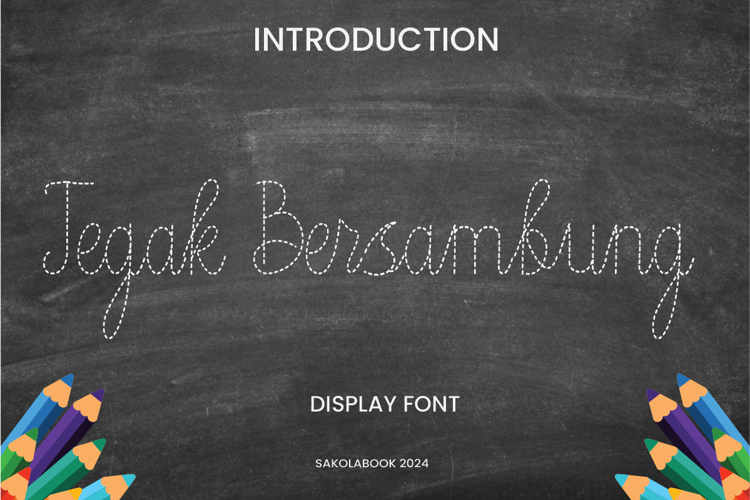 TEGAK BERSAMBUNG PRO Font