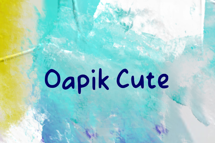 Oapik Cute Font