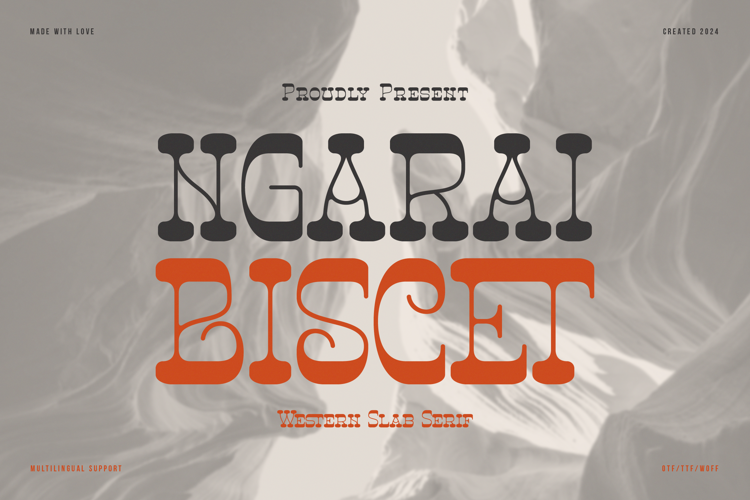 Ngarai Biscet Font