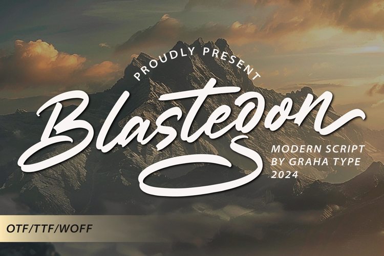 Blastegon Font