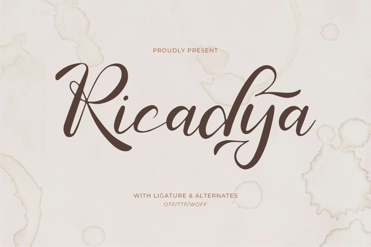 Ricadya Font