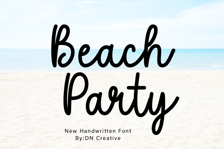 Beach Party Font