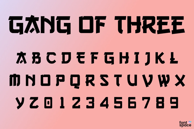 Gang of Three Font