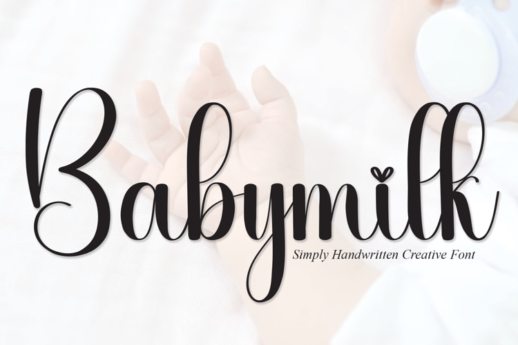 Babymilk Font