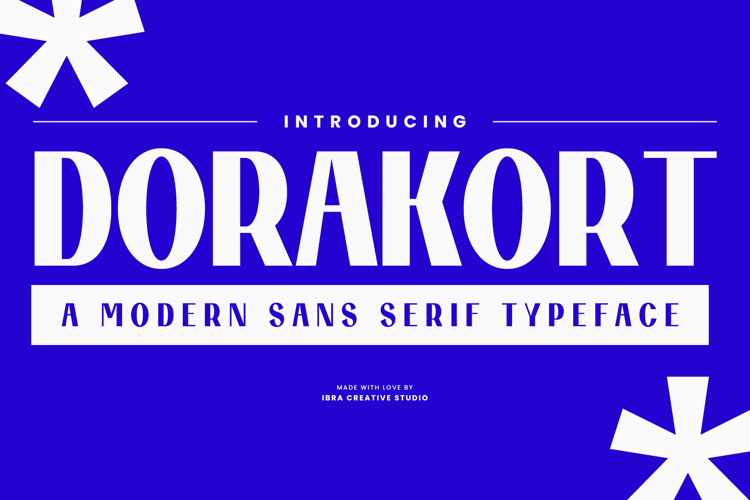 Dorakort Font