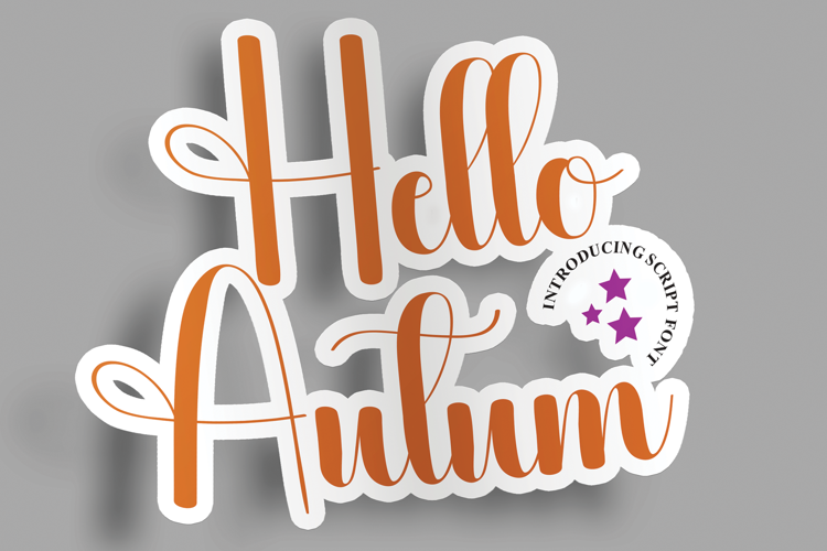 Hello Autum Font