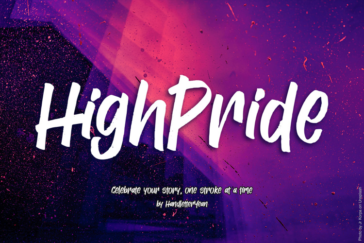 High Pride Font