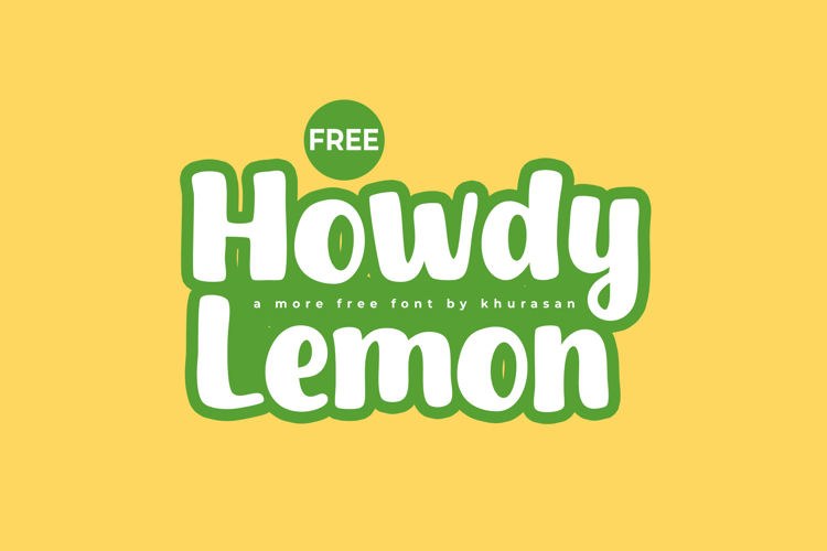 Howdy Lemon Font