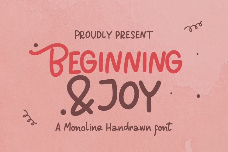 Beginning Joy Font