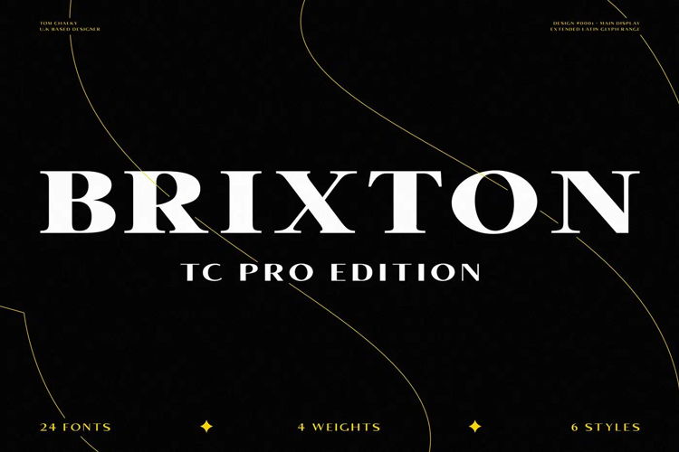 Brixton Pro Font