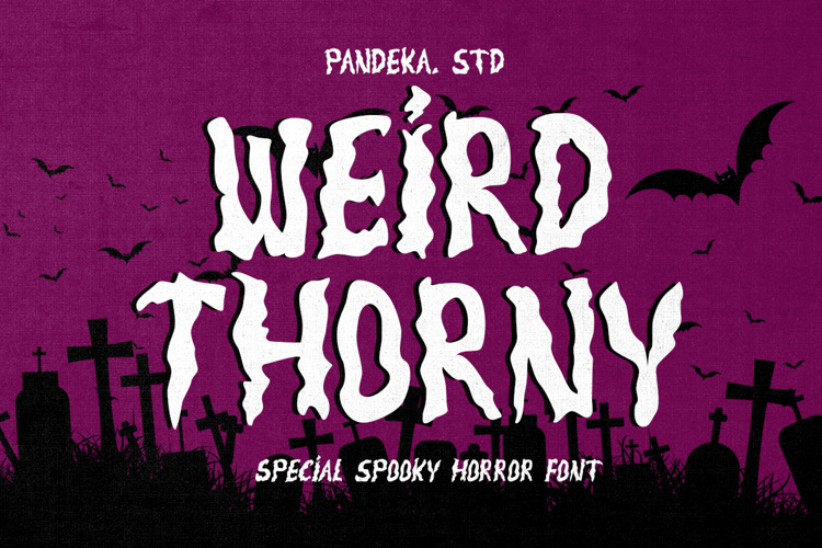 Weird Thorny Font