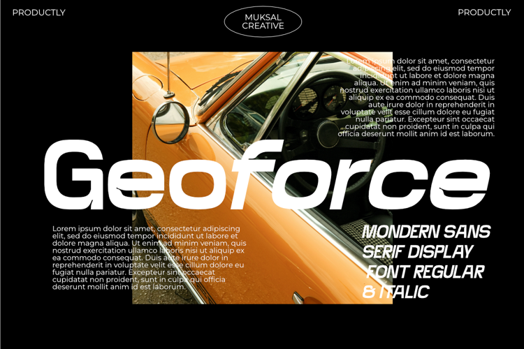 Geoforce Font