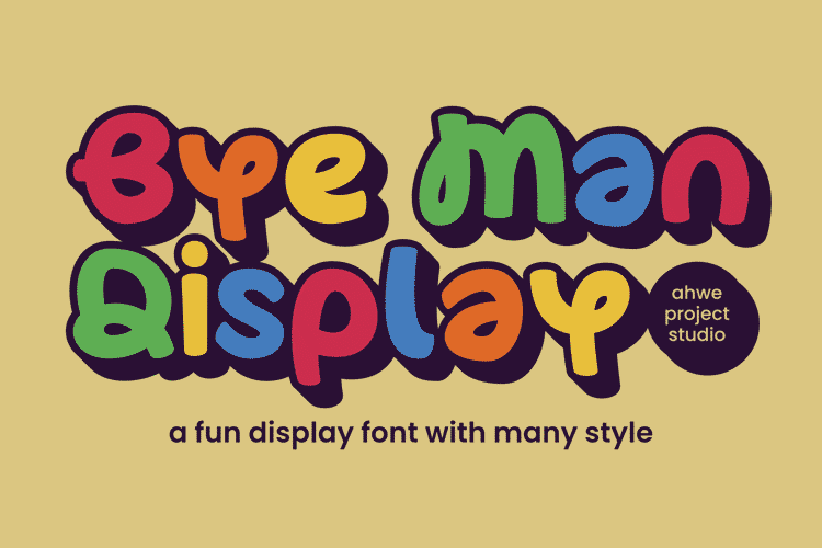 Bye Man Font