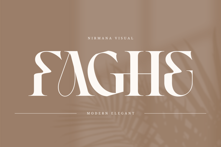 Faghe Modern Font